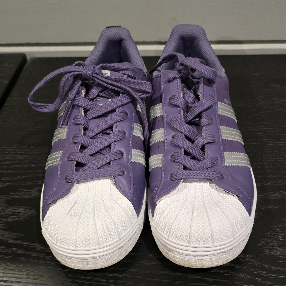 Adidas Purple and Silver Sneakers NEW